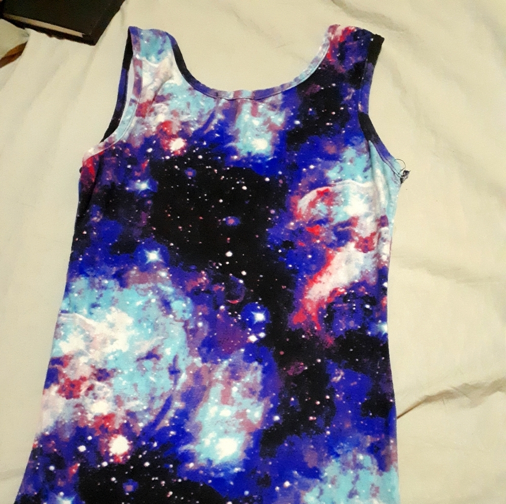 Galaxy Print Tank Top